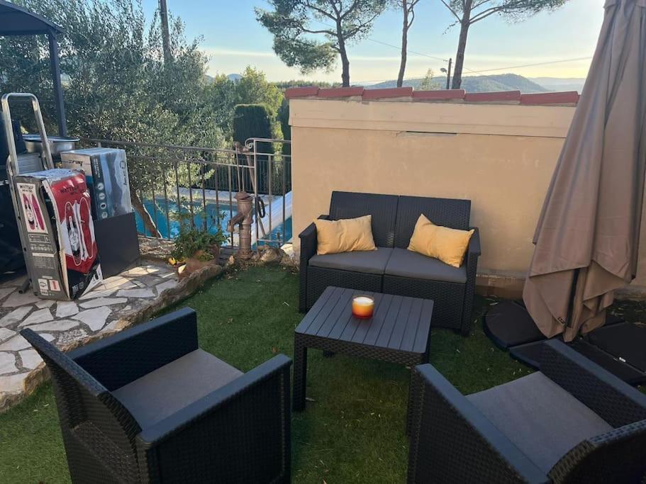 Dependance Neuve Entre Mer Et Nature, Climatisee Avec Vue Le Castellet  Exterior foto